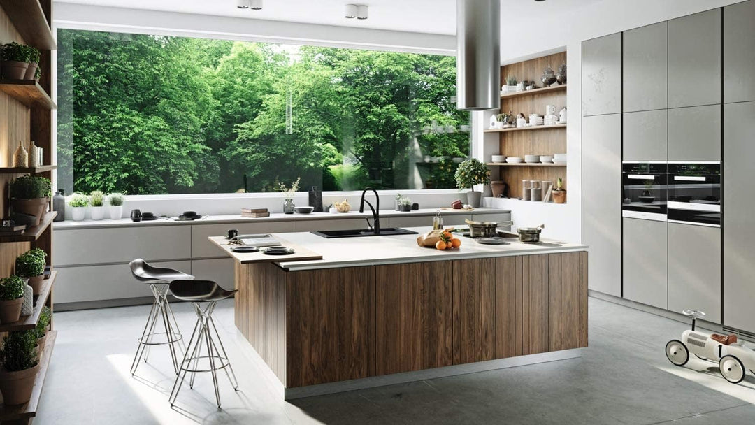 Granitspüle Schwarz 78x50cm, Spülbecken 1 Becken + Ablauf-Set + Küchenarmatur, Küchenspüle ab 60er U