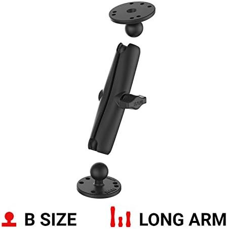 Ram-Mount RAM-B-101U-C Halterungsset (185,7 mm)