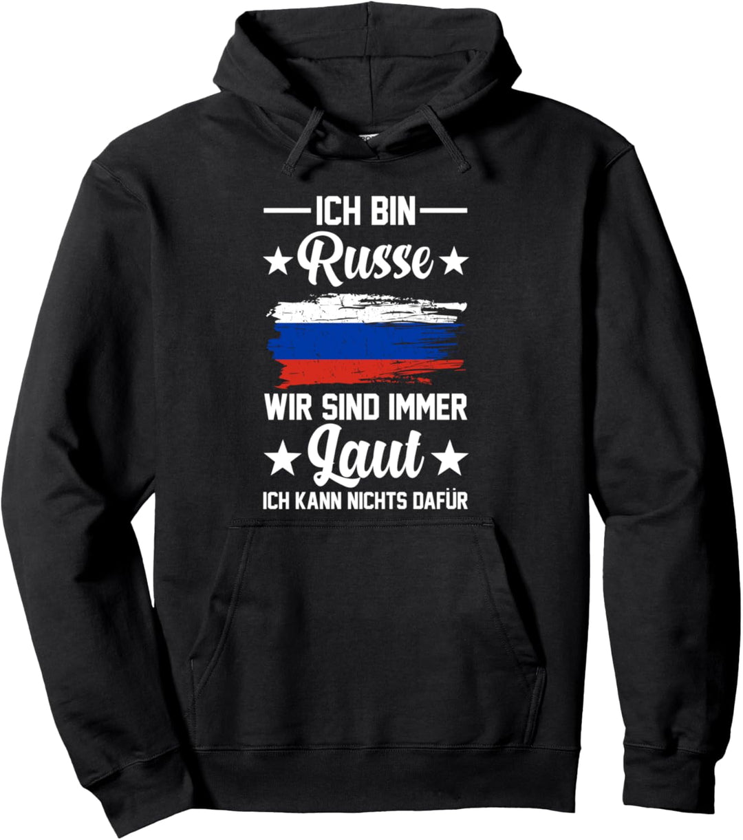Russisch Russe Russen Russland Russische Flagge Pullover Hoodie