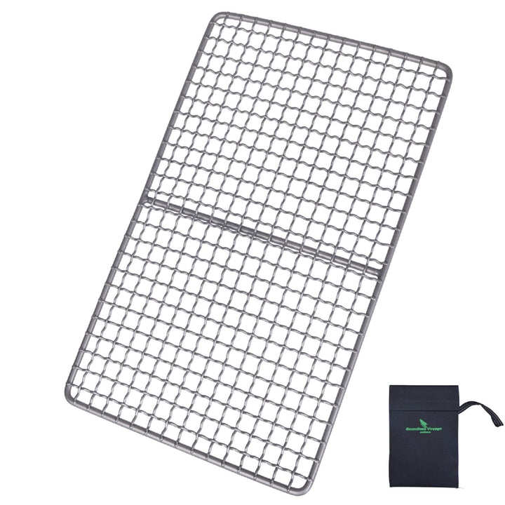 iBasingo Titan Grillrost Outdoor Grillrost Holzkohle BBQ Net Grill Platte Ultraleichtes Backen Kühl