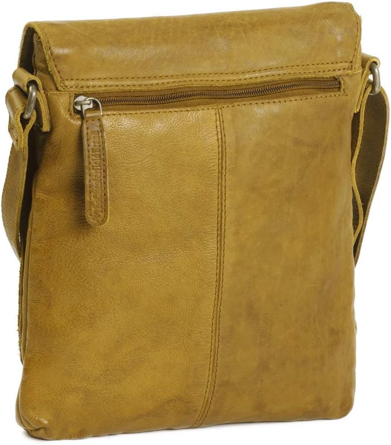 The Chesterfield Brand Leder Umhängetasche Ockergelb Cannes