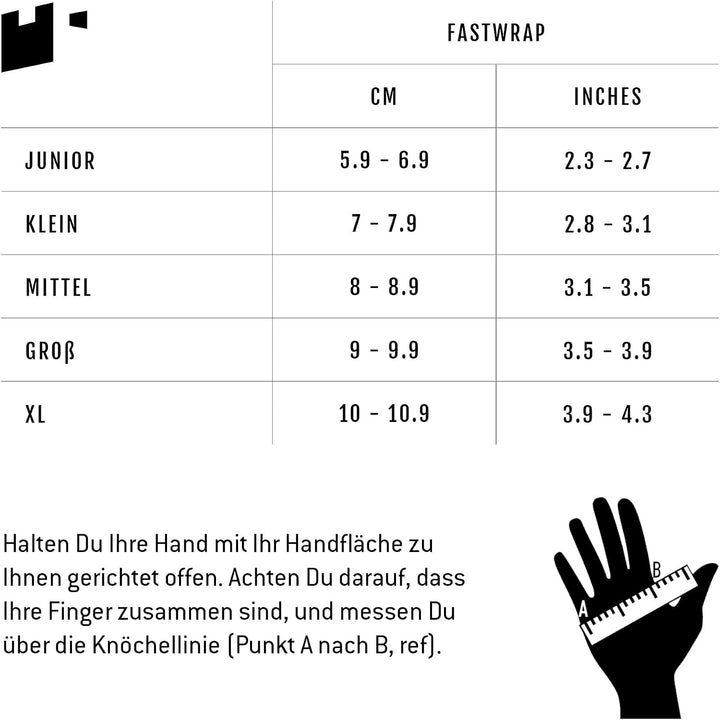 Fortress Boxing Bandagen – T1 Fastwraps für Kickboxen, Muay Thai, MMA – patentiertes Design Handband