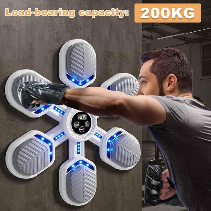 Musik Boxing Maschine - Bluetooth Elektronische Wandmontage Boxtrainingsausrüstung, 9 Modi Boxmaschi