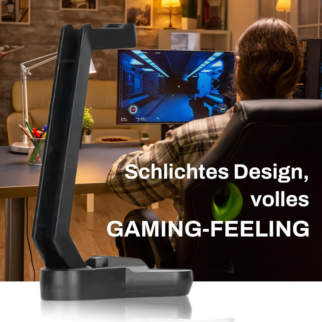 Havit GameNote Gaming Headset Halterung HY505 - Kopfhörer Ständer Für Gamer, Inspirierende Kopfhörer