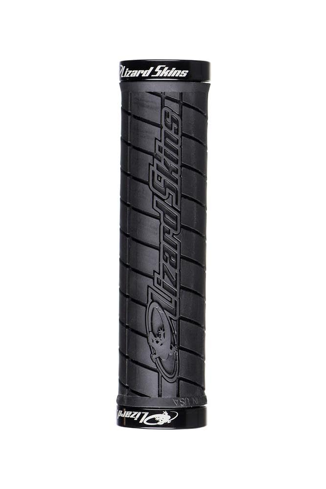 Lizard Skins Lock-On Logo Griff Schwarz, Schwarz