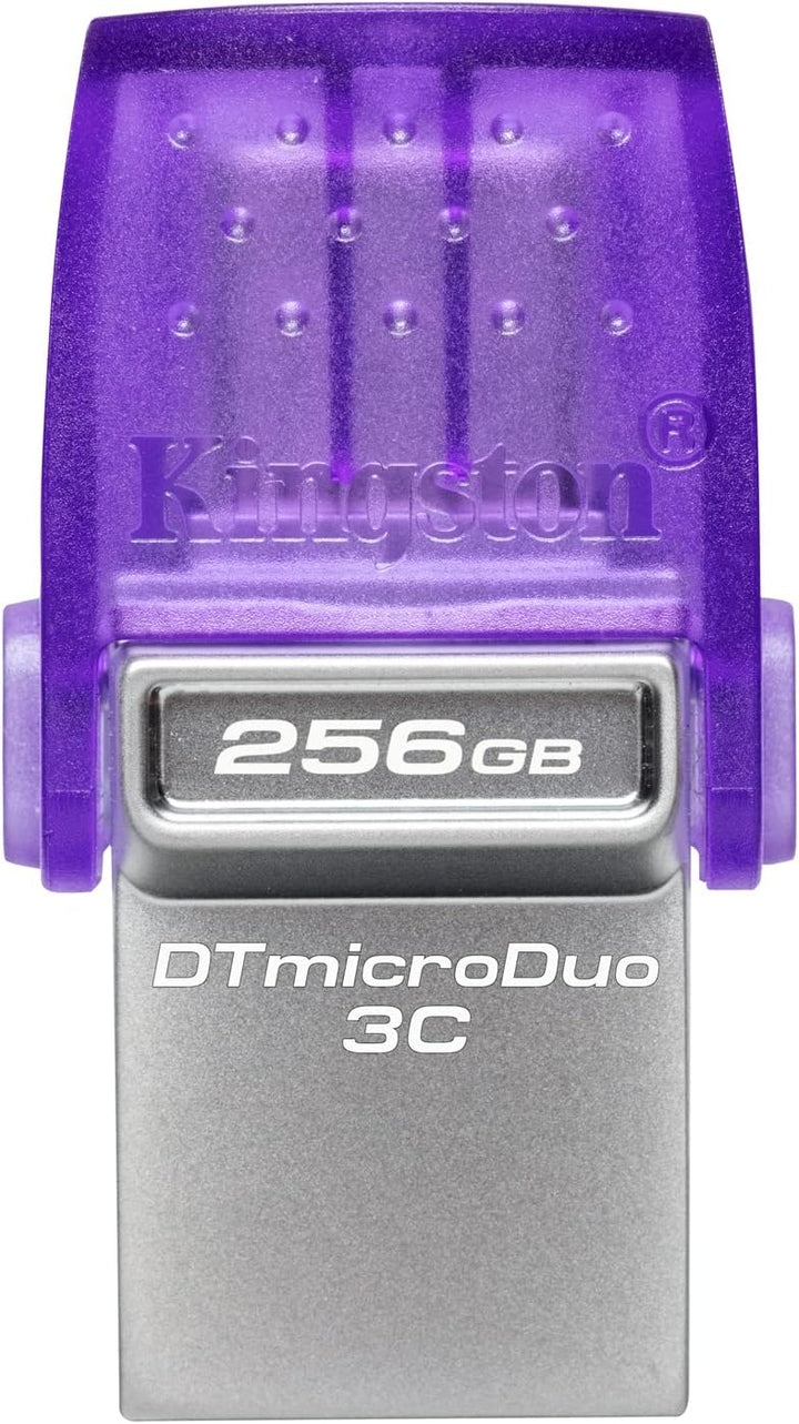 Kingston DataTraveler microDuo 3C USB-Stick 256GB USB Gen 3 Type-C und Type-A - DTDUO3CG3/256GB, Lil