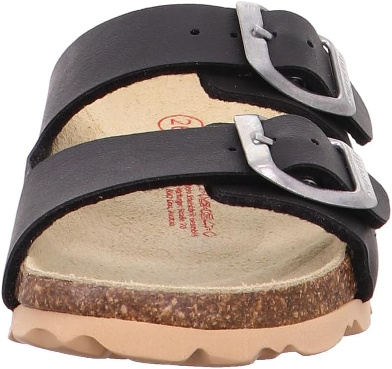 Superfit FUSSBETTPANTOFFEL Hausschuhe 1-800111 Jungen 24 EU Schwarz 0000, 24 EU Schwarz 0000