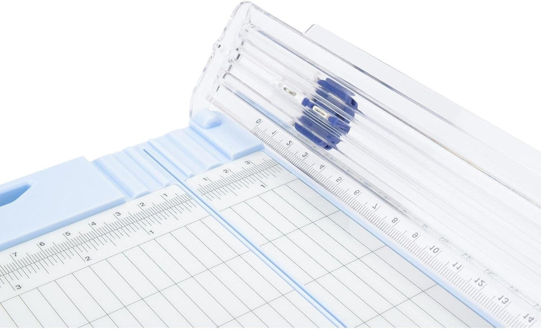 Vaessen Creative NV702001 Papierschneider mit Falzbrett 15 x 30,5 cm Papierschneidemaschine und Scra