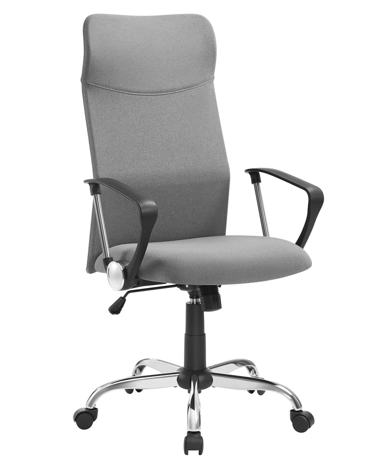 SONGMICS Bürostuhl, ergonomischer Schreibtischstuhl, Drehstuhl, gepolsterter Sitz, Stoffbezug, höhen