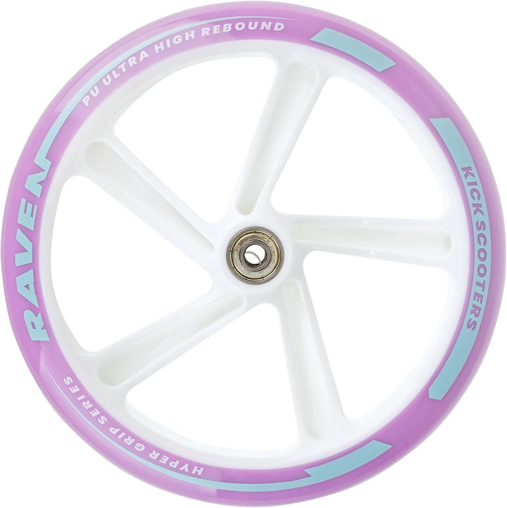 Ersatzräder für Raven Cityroller Scooter Roller Kickscooter PU 200mm, 145mm mit Kugellager 2 Stück (