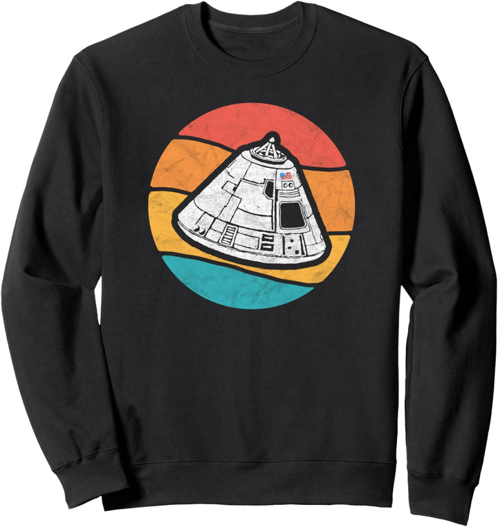 Retro Apollo 11 Moon Landing 80s Vibe Graphic Sweatshirt