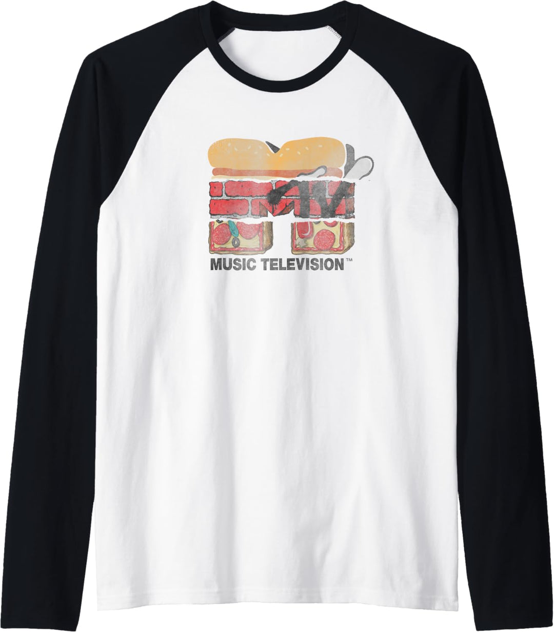 MTV Multi Themed Logo Raglan