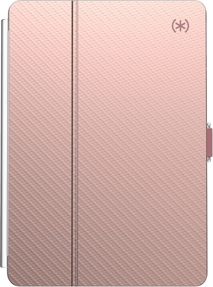 SPECK Schutzhülle/-Cover 'Balance Folio' mit Standfunktion für Apple iPad (2019), Roségold/Klar, Ros