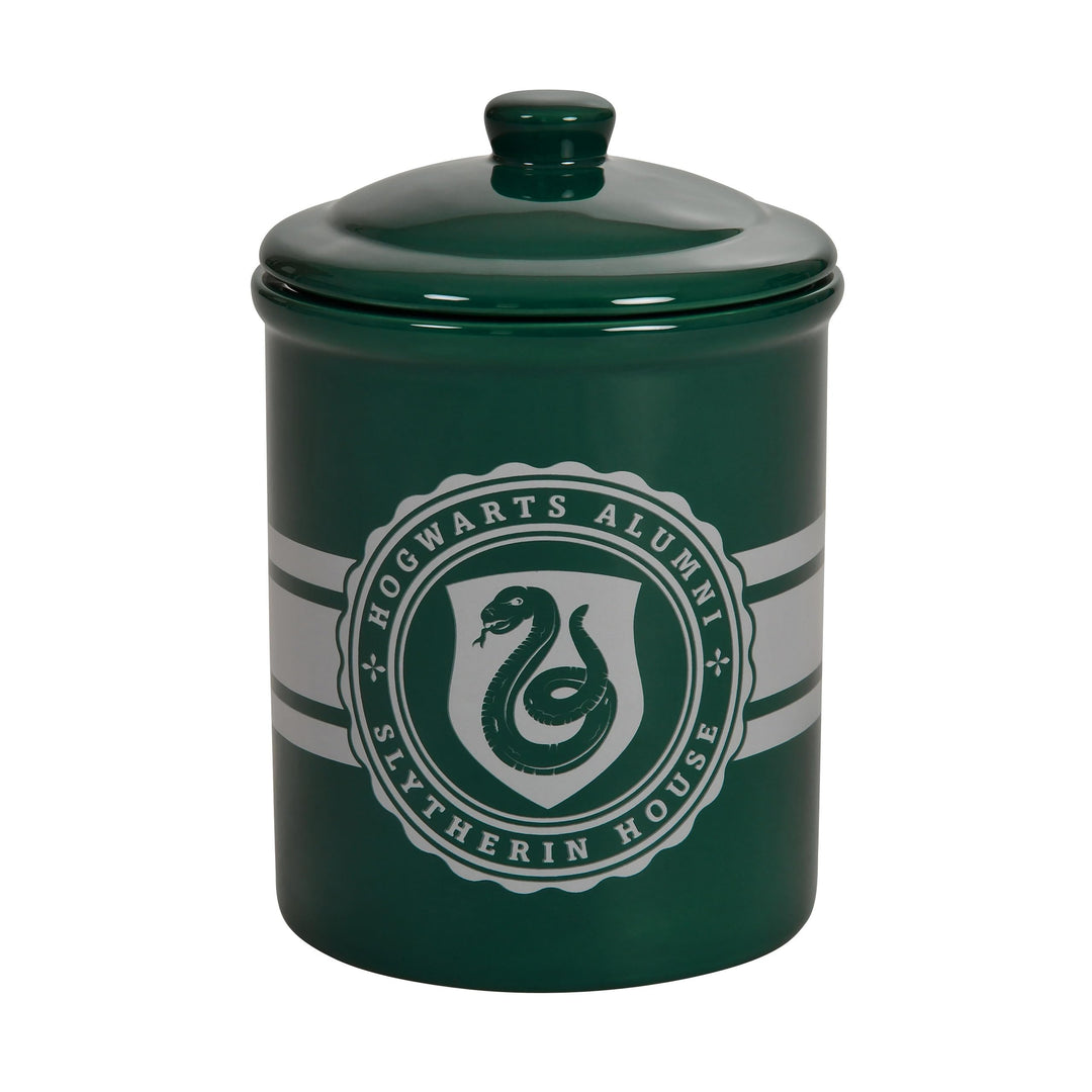 Elbenwald Harry Potter Hogwarts Alumni Keksdose Slytherin - 2,5 x 21,5 x 12,5 cm - mit Schlangen Wap