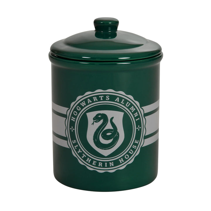 Elbenwald Harry Potter Hogwarts Alumni Keksdose Slytherin - 2,5 x 21,5 x 12,5 cm - mit Schlangen Wap