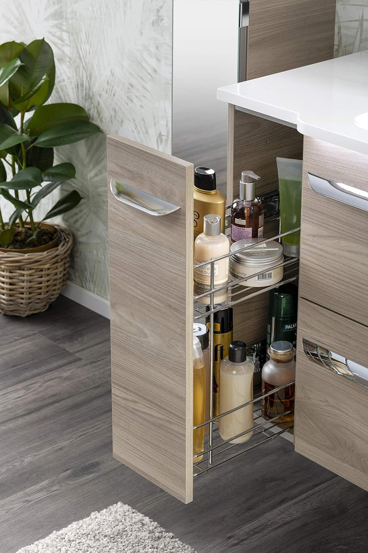 FACKELMANN Unterschrank Luxor mit Apothekerauszug/Badschrank mit Soft-Close/Masse (B x H x T): ca. 2