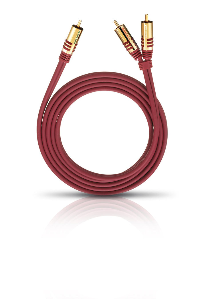 Oehlbach NF Y-Adapter Set Cinch/2xCinch 5,00m 5,00 m Single, 5,00 m Single