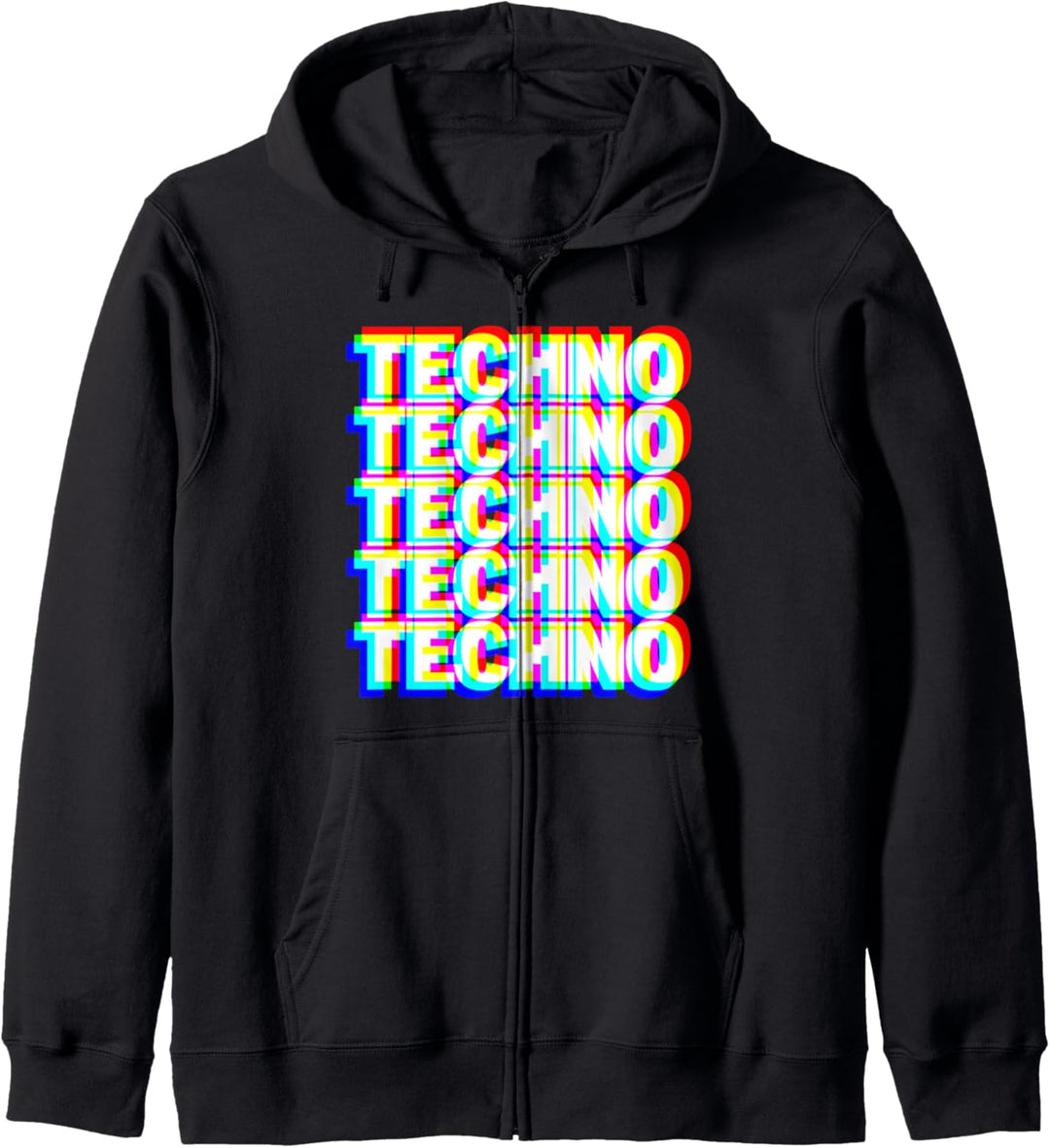 Techno EDM Raver DJ Rave Festival Kapuzenjacke