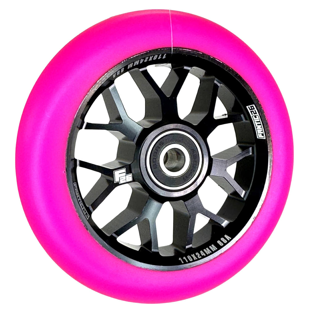 Fantic26 Spy7 Stunt Scooter Rolle I Trick I Tret I Kinder I Roller I Wheel I 110mm I ABEC 11 I Schne