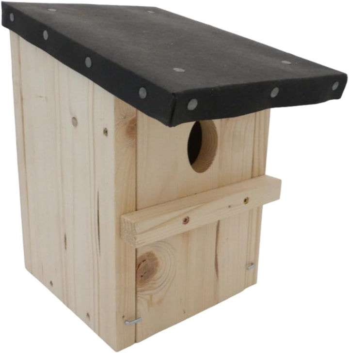 Nistkasten Gartenrotschwanz 48/32 mm Bausatz Manufaktur Martinshof L: 15,5cm B: 15,5 cm Höhe: 33 cm