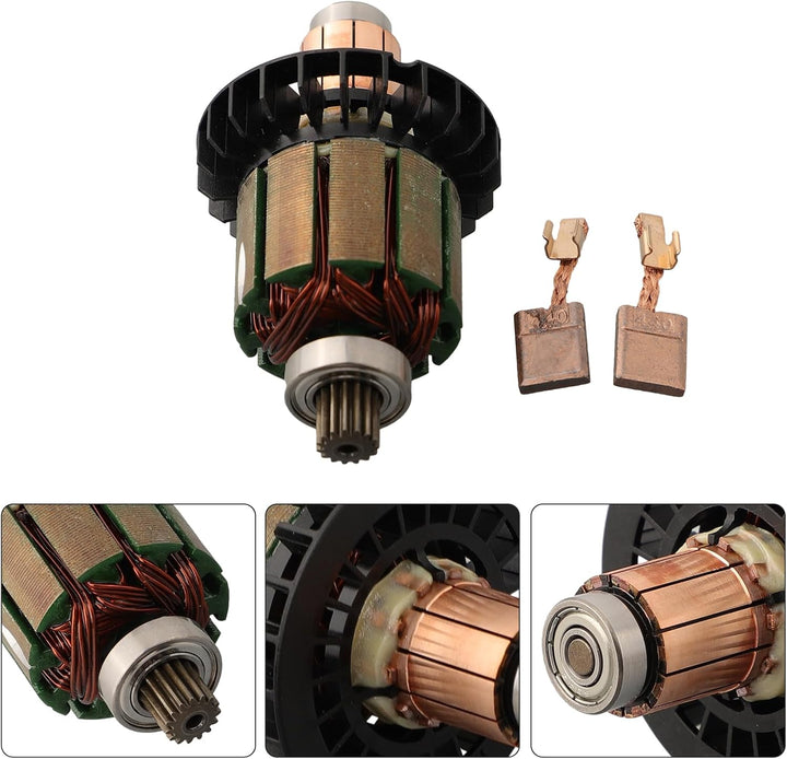 619380-9 619583-5 Armatur mit 194427-5 / CB-440 Kohlebürste für DDF482 DHP482 DHP482RAE DHP482Z DDF4