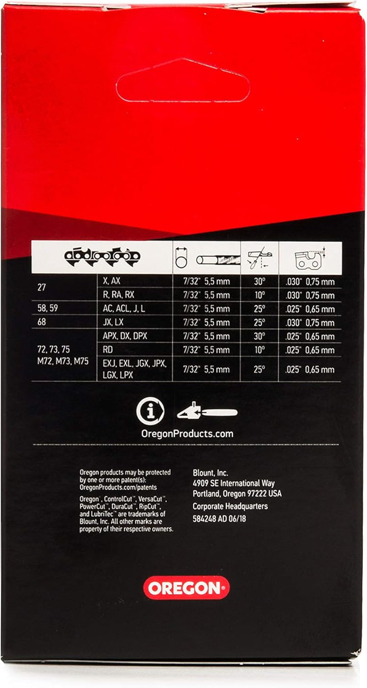 Oregon PowerCut 73LPX Sägekette passend für 60 cm Dolmar, Husqvarna Motorsägen, 84 Treibglieder 84 m