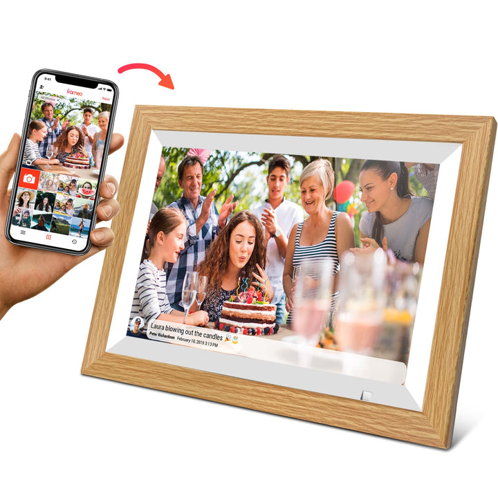 Cytem 10.1 Zoll Digitaler Bilderrahmen | WLAN mit FrameO Software | 32GB | Bewegungssensor | Automat