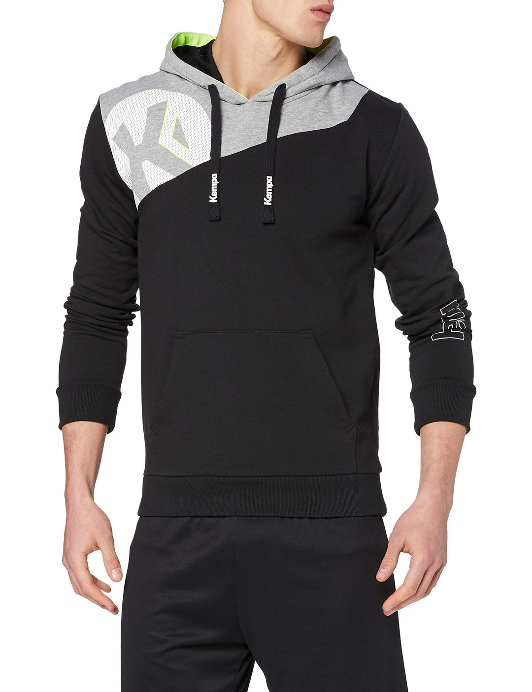Kempa Herren Core 2.0 T-Shirt XXL Schwarz/Dark Grau Melange, XXL Schwarz/Dark Grau Melange