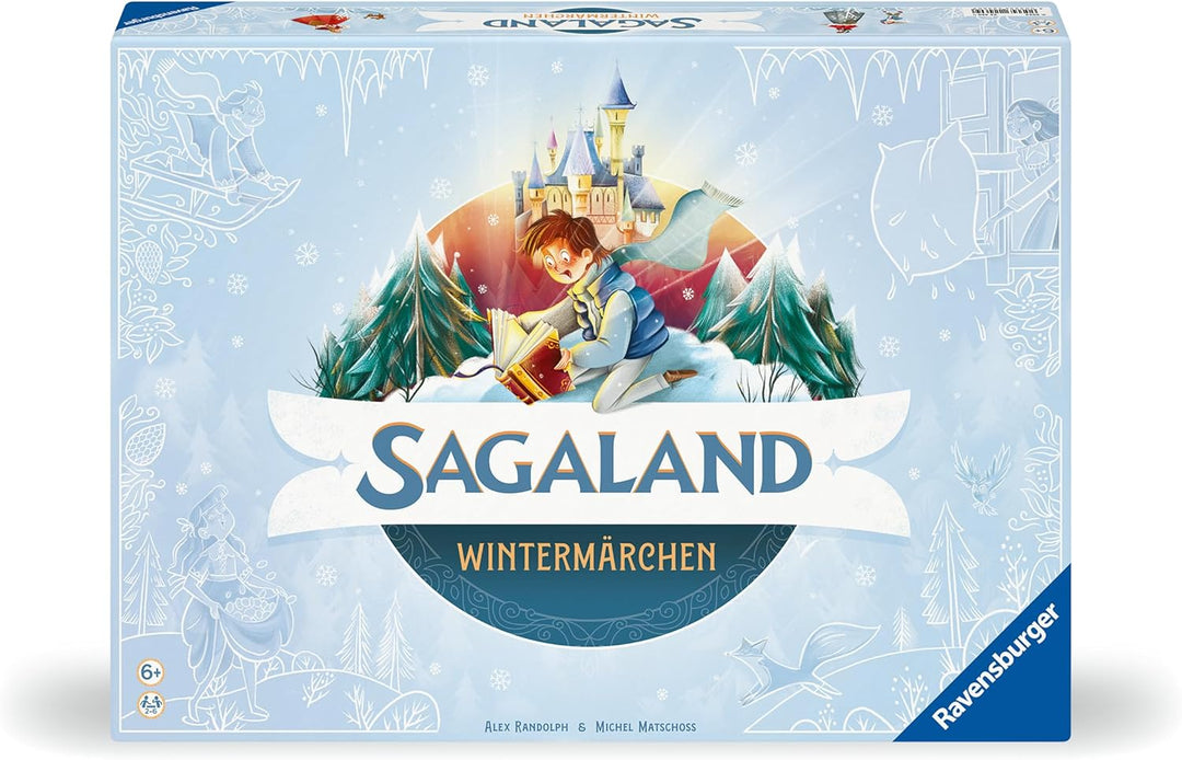 Ravensburger 22460 - Sagaland Wintermärchen - Brettspiel für Kinder und Erwachsene, 2-6 Spieler, Mer