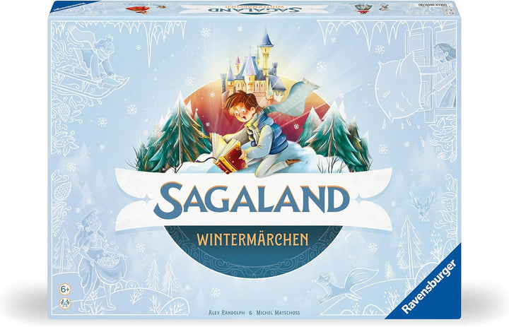 Ravensburger 22460 - Sagaland Wintermärchen - Brettspiel für Kinder und Erwachsene, 2-6 Spieler, Mer