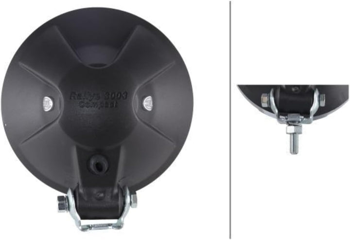 HELLA - Halogen-Fernscheinwerfer - Rallye 3003 Compact - ECE-R112/E1 1901 - 24/12V - 1F3 010 119-111