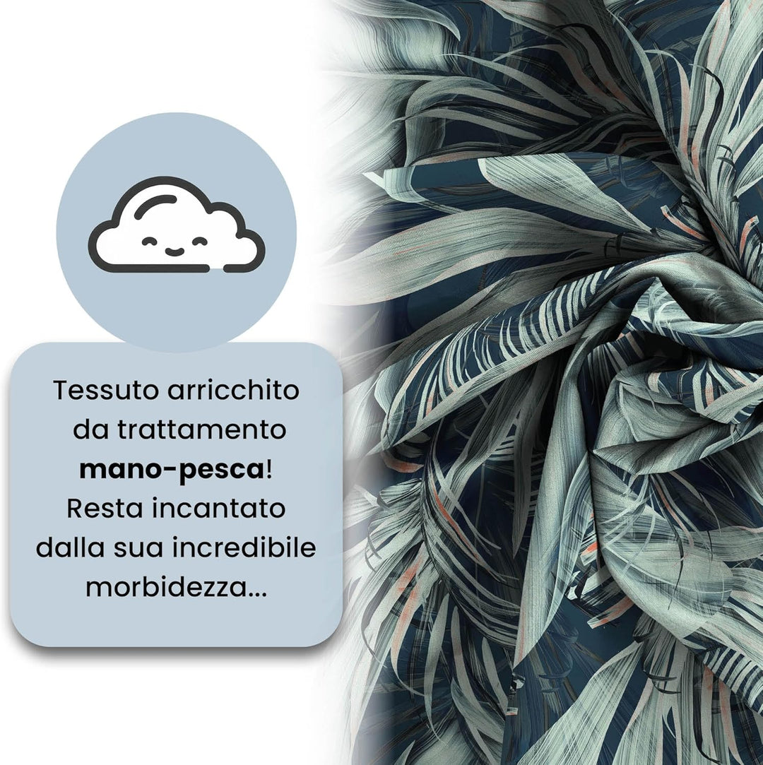 Italian Bed Linen MB Home Italy Fashion Bettbezug Set, Tropical, Doppelbett, Tropical
