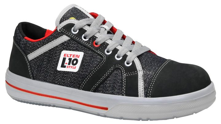 ELTEN Sicherheitsschuhe Sensation Lady Low ESD S2, Damen, Leder/Textil, Stahlkappe, leicht, sportlic