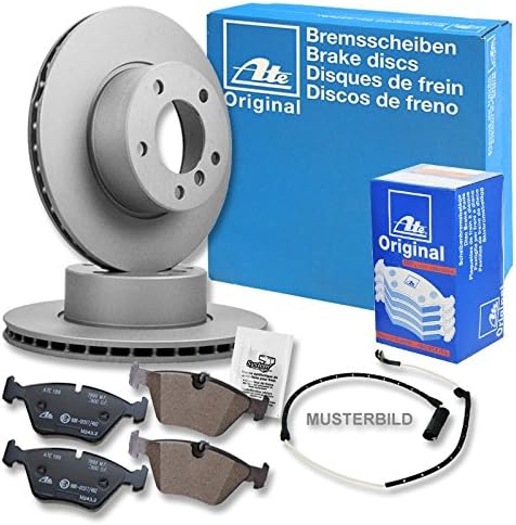 ATE Bremsenset Vorderachse inkl. Bremsscheiben vorne Ø 276 mm belüftet und Bremsbeläge vorne + Versc