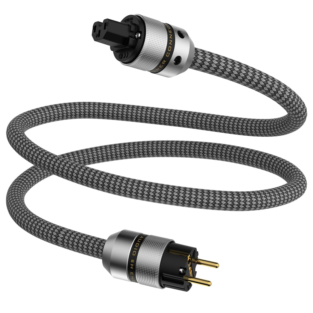 Tertullus High End HiFi Netzkabel Abgeschirmte C15 Stromkabel Audio kaltgerätekabel Mit Schukostecke