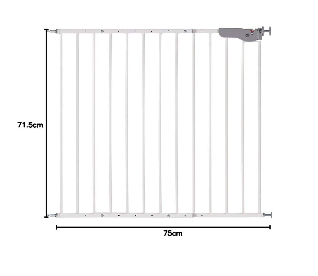 reer Türgitter und Treppengitter Advanced zum Schrauben, stabiler Halt, Durchgangsbreite 75-110cm