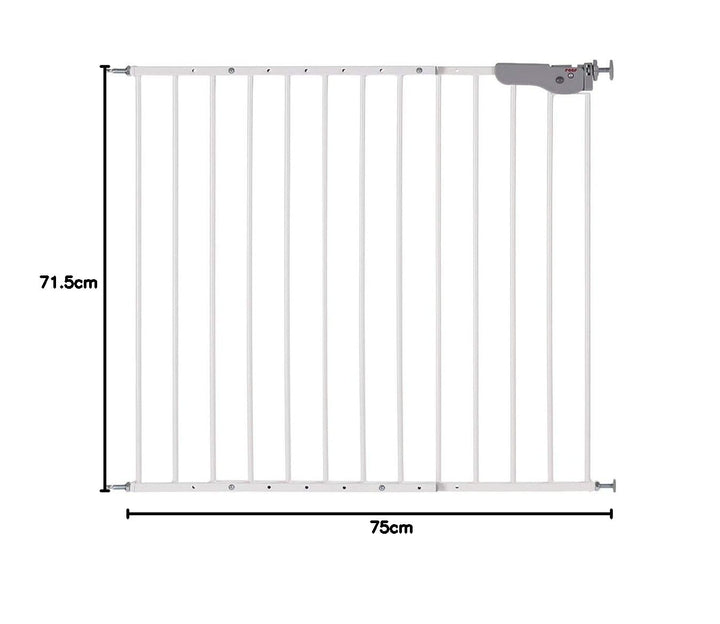 reer Türgitter und Treppengitter Advanced zum Schrauben, stabiler Halt, Durchgangsbreite 75-110cm