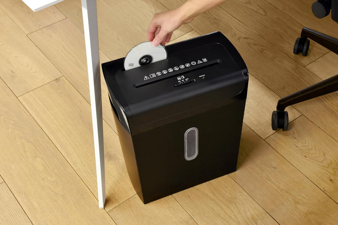 monolith 190MOLU144 - Aktenvernichter mit Auffangbehälter 20 L, Schredder mit Cross Cut Partikelschn