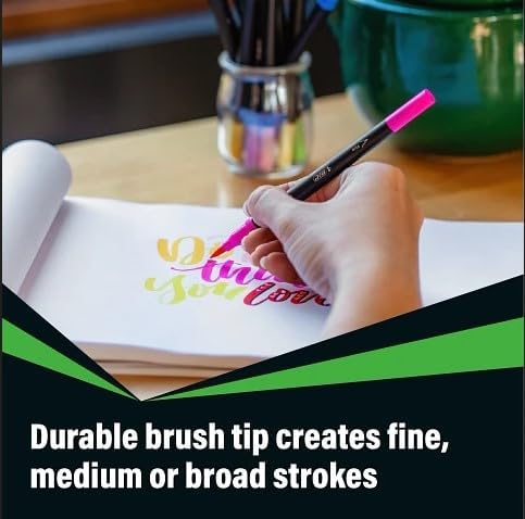 BIC Intensity Stifte Set Japan: 10 Fineliner, 12 Dual Tip Brush Pens, 1 Notizbuch und 1 Klebezettel