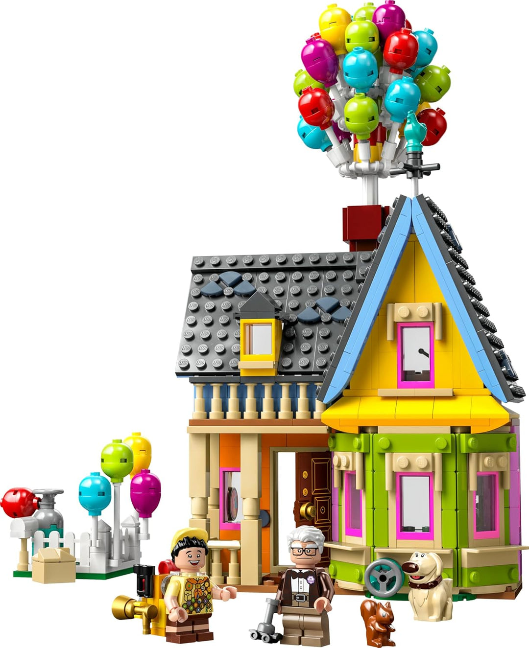 LEGO | Disney and Pixar Carls Haus aus „Oben“, baubares Spielzeug mit Luftballons, Carl, Russell und