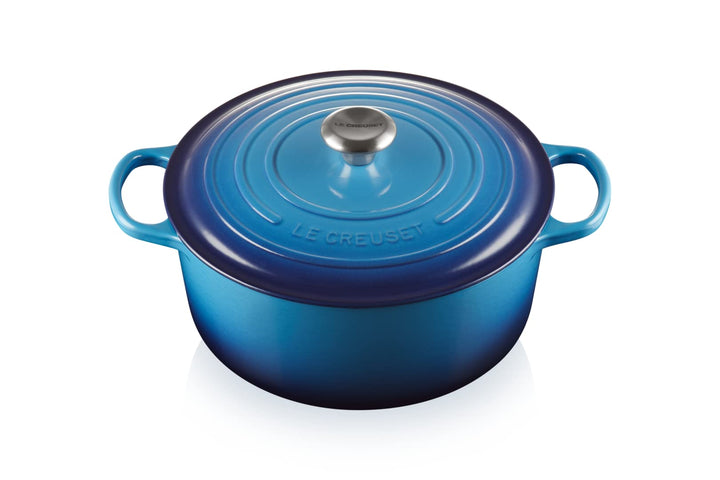 Le Creuset Signature Gusseisen-Bräter mit Deckel, Ø 28 cm, Rund, Für alle Herdarten und Induktion ge
