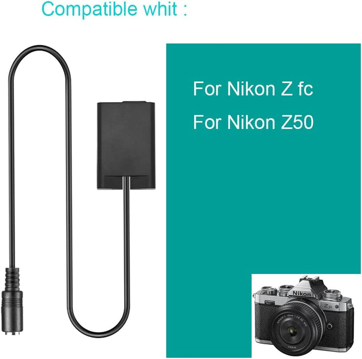 Raeisusp EP-5G Gleichstromkoppler EN-EL25 EN-EL25a Dummy-Akku + EH-5A USB-Stromkabelanschluss + QC3.