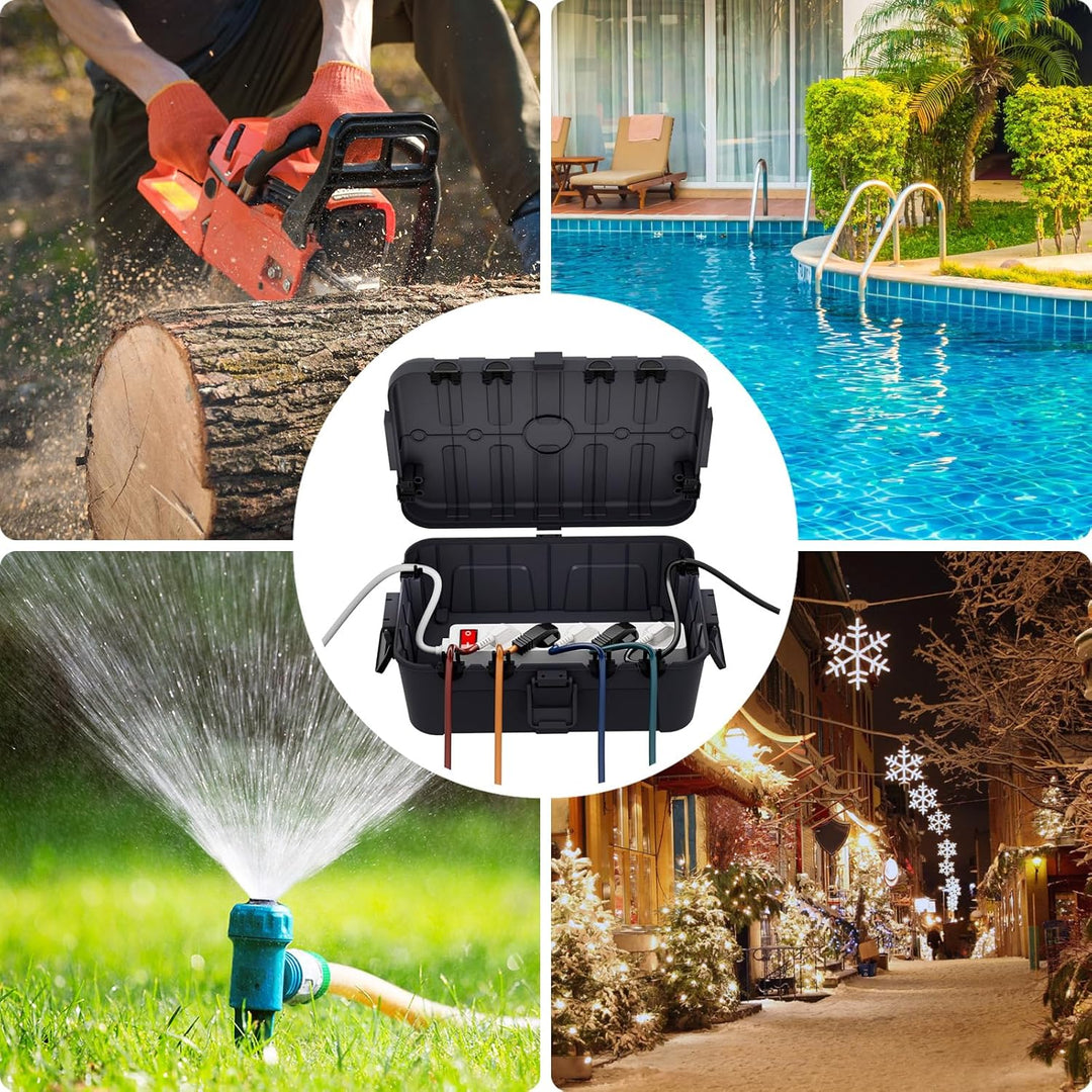 RESTMO extra grosse wasserdichte kabelbox, IP54 wasserdicht, Outdoor kabel safe box, wetterfeste Ele