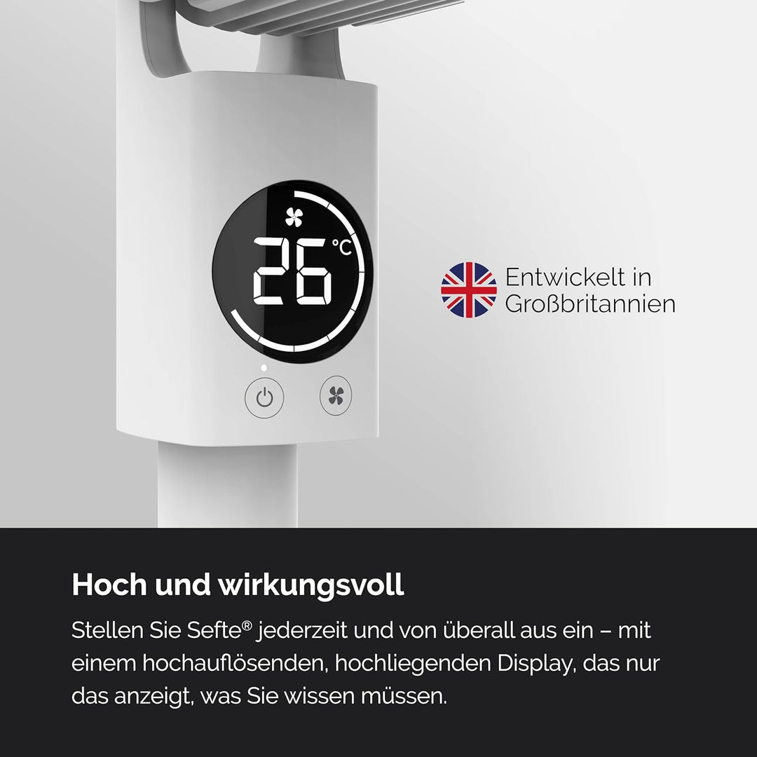 MEACO MeacoFan Sefte® Standventilator - höhenverstellbar Ventilator mit leistungsstarkem Luftstrom -