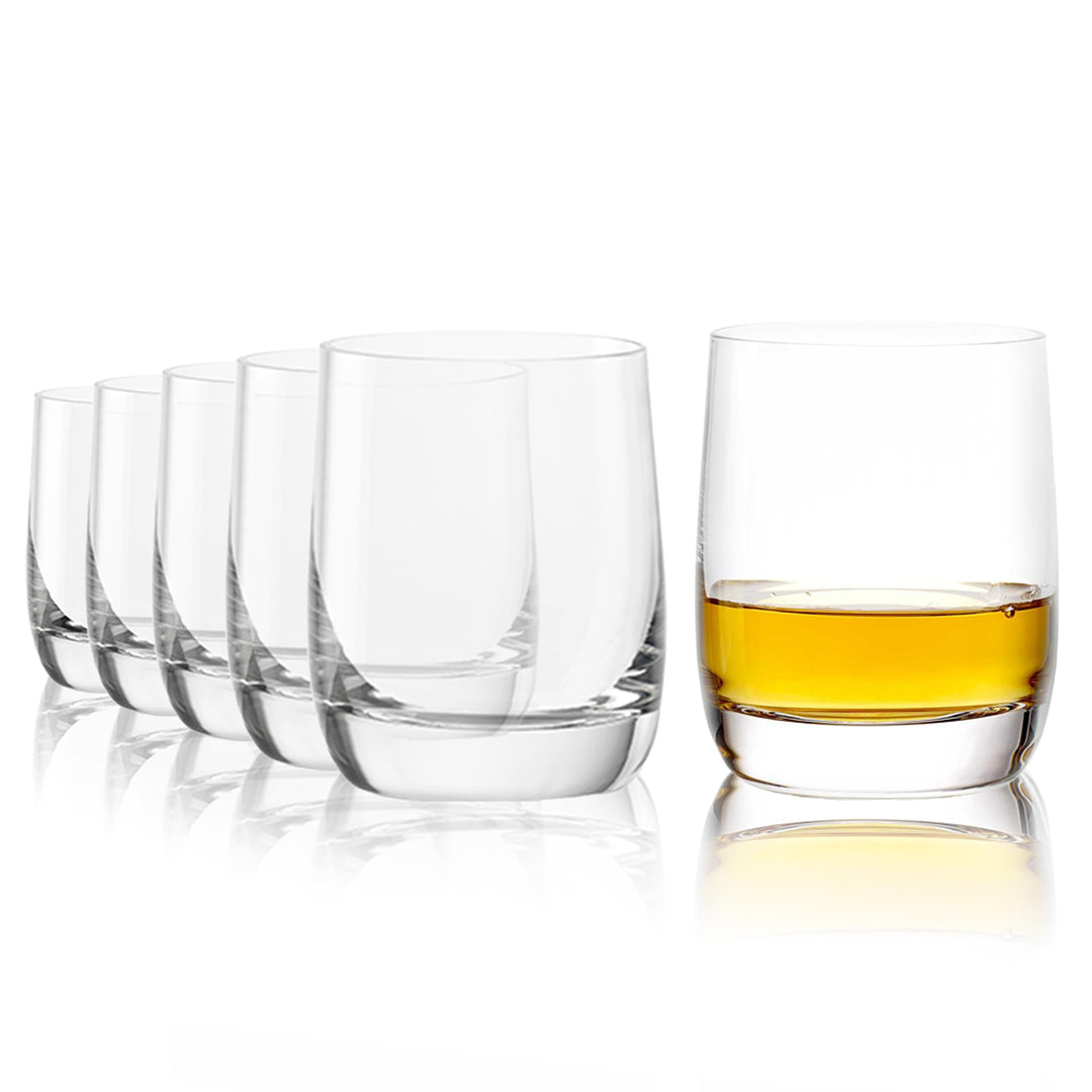 Stölzle Lausitz Weinland Whiskygläser 6er-Set I 190ml Whisky Tumbler in zeitlosem Design I Spülmasch
