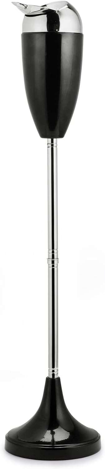 CO-Z Standaschenbecher Edelstahl Aschenbecher mit Deckel für Drinnen Höhenverstellbar Stand Aschenbe