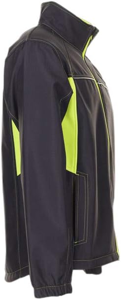 Planam Grösse L Unisex Basalt Neon Softshelljacke anthrazit gelb Modell 6290 Anthrazit/Gelb L, Anthr