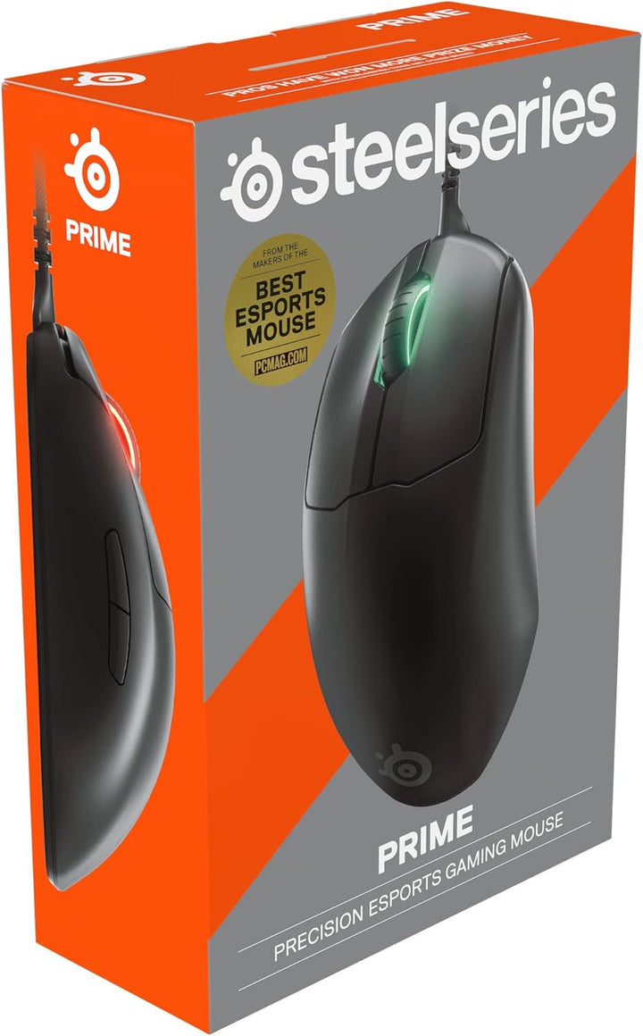 SteelSeries Prime - Esports Leistung Gaming-Maus - TrueMove Pro Optical Sensor mit 18.000 CPI - Magn