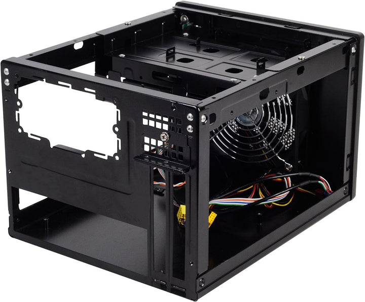 SilverStone SST-SG05BB-Lite - Sugo Mini-ITX kompaktes Cube Gehäuse, schwarz, Schwarz