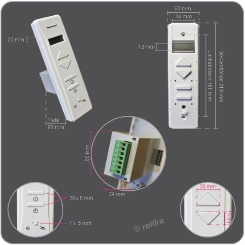 Vestamatic Rollmat Plus G/S 01655030 - Rollladensteuerung für den Gurtwicklerschacht
